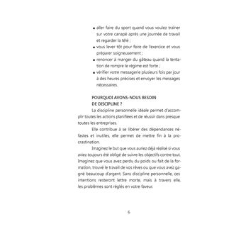 La discipline personnelle