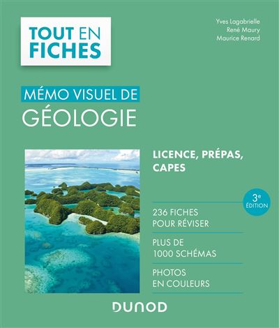 Mémo visuel de géologie : L'essentiel en fiches et en couleurs