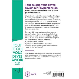 Tout ce que vous devez savoir sur l'hypertension en 100 réponses