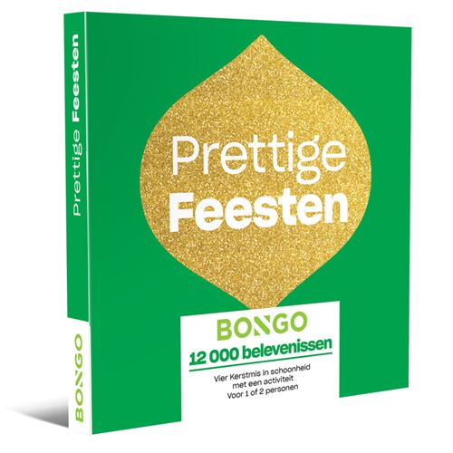 Coffret cadeau Bongo Prettige Feesten €49,90 - NL