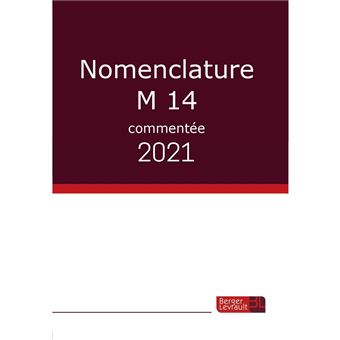 Nomenclature M14 commentée 2021