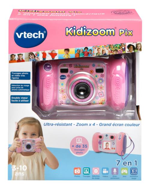 Kidizoom Kid Connect Vtech Appareil Photo 6 en 1 Rose - Appareil
