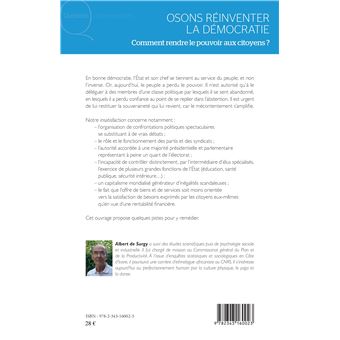 Osons réinventer la démocratie