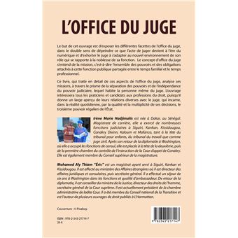L'office du juge