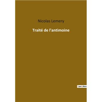 Traité de l'antimoine