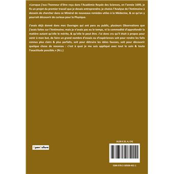 Traité de l'antimoine