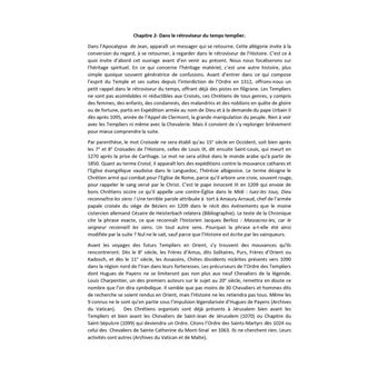 Les Templiers. Les Mystères de l'Héritage spirituel