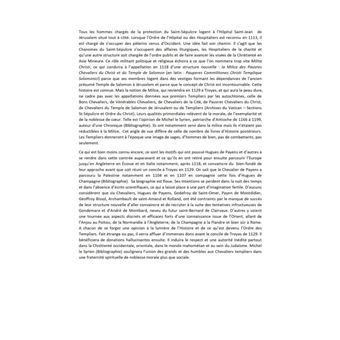 Les Templiers. Les Mystères de l'Héritage spirituel