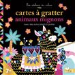 Mini cartes à gratter et stickers animaux