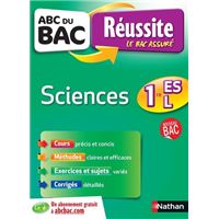 ABC du bac réussite sciences 1ère ES-L