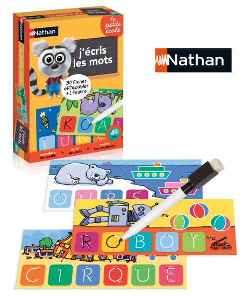 Jeu découverte J’écris les mots Nathan