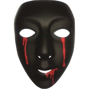 Masque Noir Avec Sang Femme - Noir - Masque de déguisement - Achat & prix