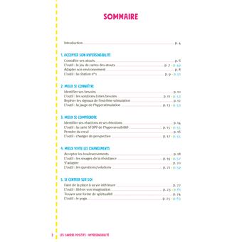 Hypersensibilité. 50 pages de conseils pratiques, 20 outils à afficher, 16 pages détachables