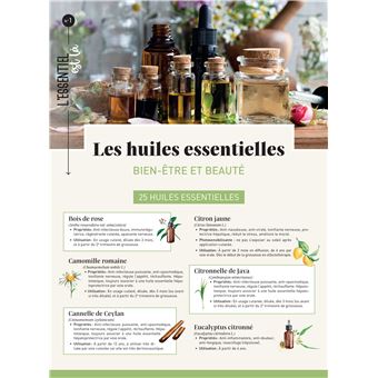 Les huiles essentielles