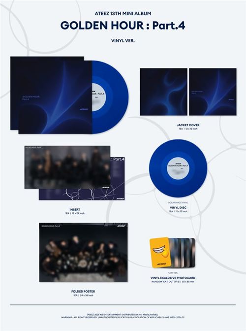 Golden Hour : Part 4 Exclusive Vinyl Exclusivité Fnac Vinyle Bleu