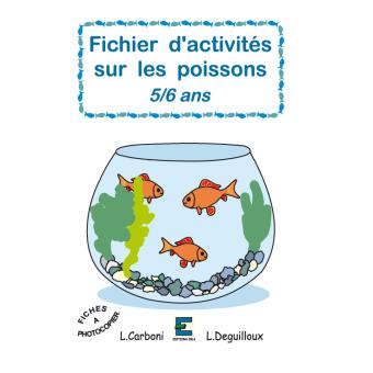 Fiches d'activités sur les poissons, 5-6 ans