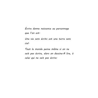 L'éveil d'écrire