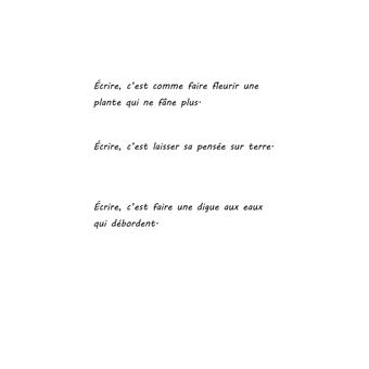 L'éveil d'écrire