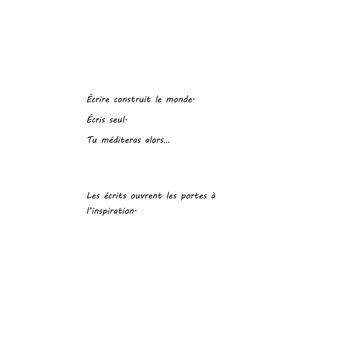 L'éveil d'écrire