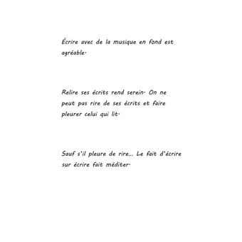 L'éveil d'écrire