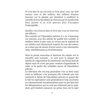 Bonne nouvelle pour les éjaculateurs précoces