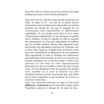 Bonne nouvelle pour les éjaculateurs précoces