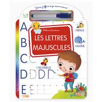 Sami et Julie Maternelle - Mon cahier effaçable - J'écris les lettres  majuscules (3-6 ans) - A. Boyer - Librairie Grangier