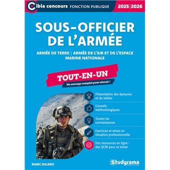 Sous-officier de l’armée – Tout-en-un (Édition 2025-2026)