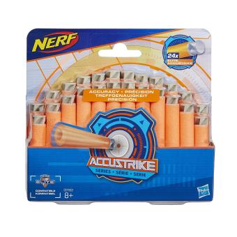 NERF Fléchettes N-Strike Elite Accustrike 7 cm orange 24 pièces - Jeu de  tir - Achat & prix