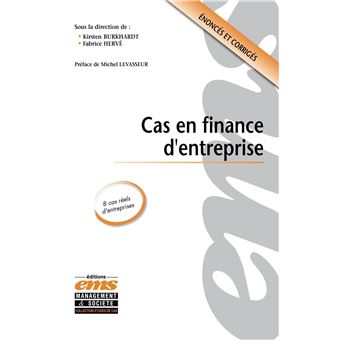 Cas en finance d'entreprise