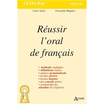 presentation livre oral de francais