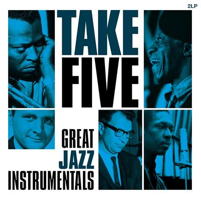 Take Five Great Jazz Instrumentals Édition Limitée Vinyle Transparent et Blanc