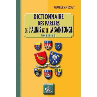 Dictionnaire des parlers de l'Aunis et de la Saintonge