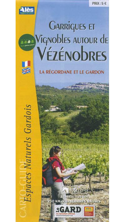 Garrigues et vignobles autour de Vézénobres