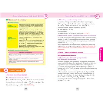 Annales du bac Annabac 2023 Physique-Chimie Tle générale (spécialité)