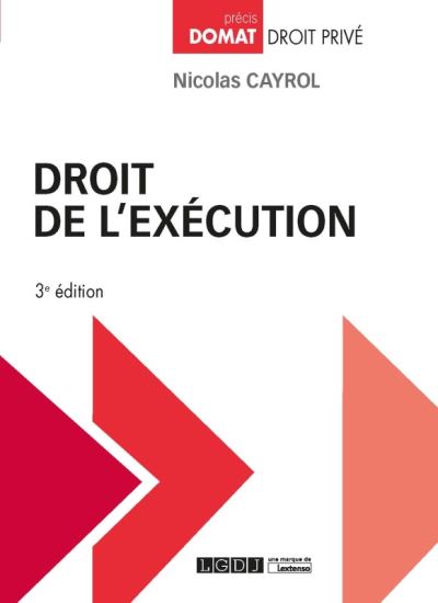 Droit de l'exécution - Nicolas Cayrol - broché