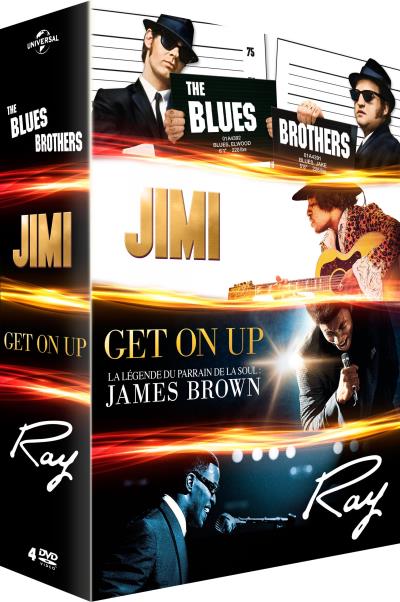 Coffret Black Musique 4 films DVD