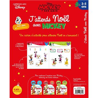 J'attends Noël avec Mickey (3-5 ans - Petite section, Moyenne section - Grande section)