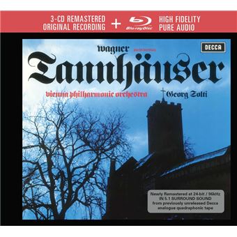 TANNHAUSER/3CD+BLU RAY AUDIO