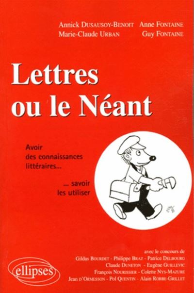 Lettres ou le néant