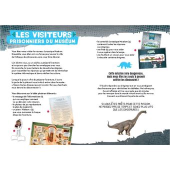 Escape Game Junior - Aide les visiteurs à échapper aux dinosaures