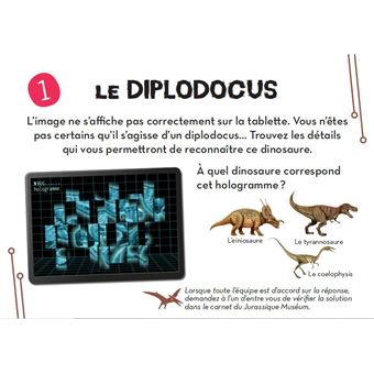 Escape Game Junior - Aide les visiteurs à échapper aux dinosaures