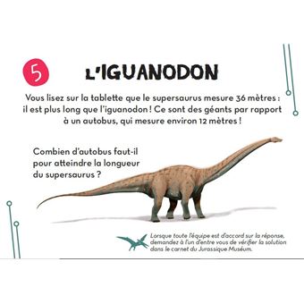 Escape Game Junior - Aide les visiteurs à échapper aux dinosaures