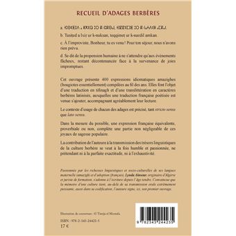 Recueil d'adages berbères