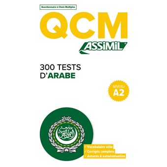 QCM 300 tests d'arabe Niveau A2