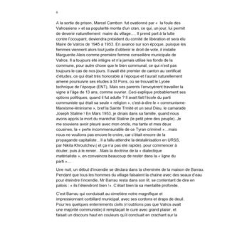 Mémorial d'une vie