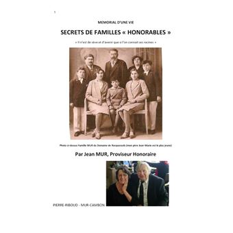Mémorial d'une vie