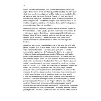 Mémorial d'une vie