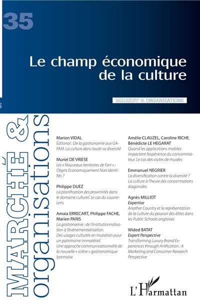 Le champ économique de la culture -  Collectif - broché