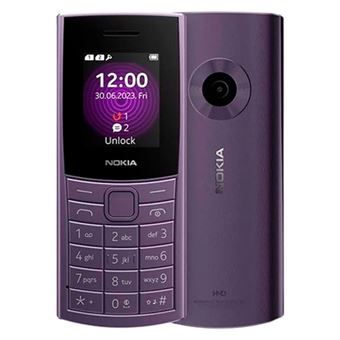 Téléphone Portable Nokia 110 4G (2024) Bleu Nuit - Neuf Sous Blister, Dual SIM, Téléphone Basique Fiable